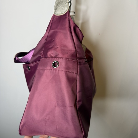 Balizuoan Purse Mommy Bag Plum  Nylon Pockets Adjustable Strap New In‎ Bag - Picture 11 of 16
